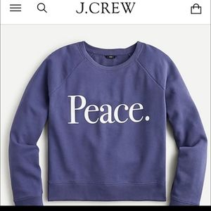 COPY - JCREW PEACE in original cotton terry. Runs a tad big, size medium, new w…
